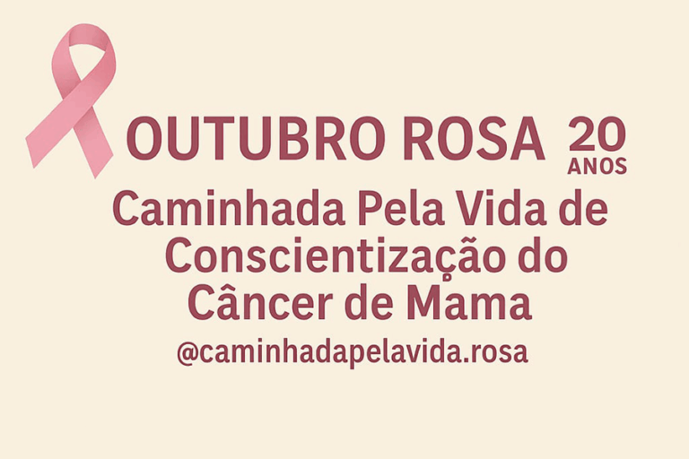 caminhada outubro rosa câncer de mama