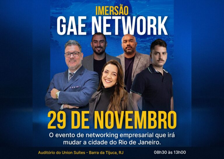 Participe do evento de networking para empreendedores no RJ e conecte-se com líderes em uma imersão de alto impacto. Vagas limitadas!