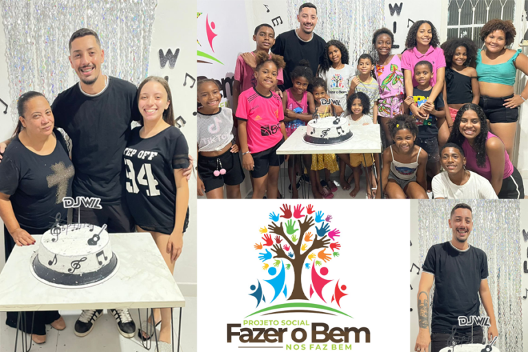 DJ Wil no Fazer o Bem nos Faz Bem emociona crianças