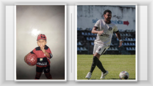 Cayque em preparação para realizar o sonho de ser jogador profissional