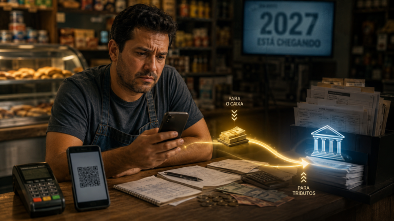Alerta sobre split payment, Pix e risco para pequenos negócios em 2027