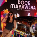 Allana Colman marca presença no Doce Maravilha, no Rio