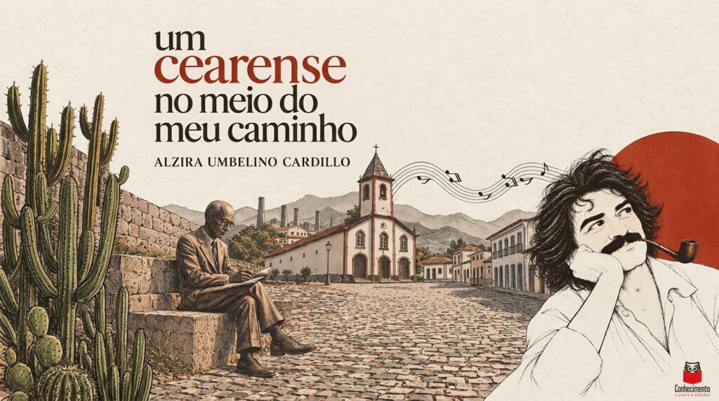 Imagem editorial relacionada ao livro Um Cearense no Meio do Meu Caminho, de Alzira Umbelino Cardillo, sobre a convivência com Belchior.