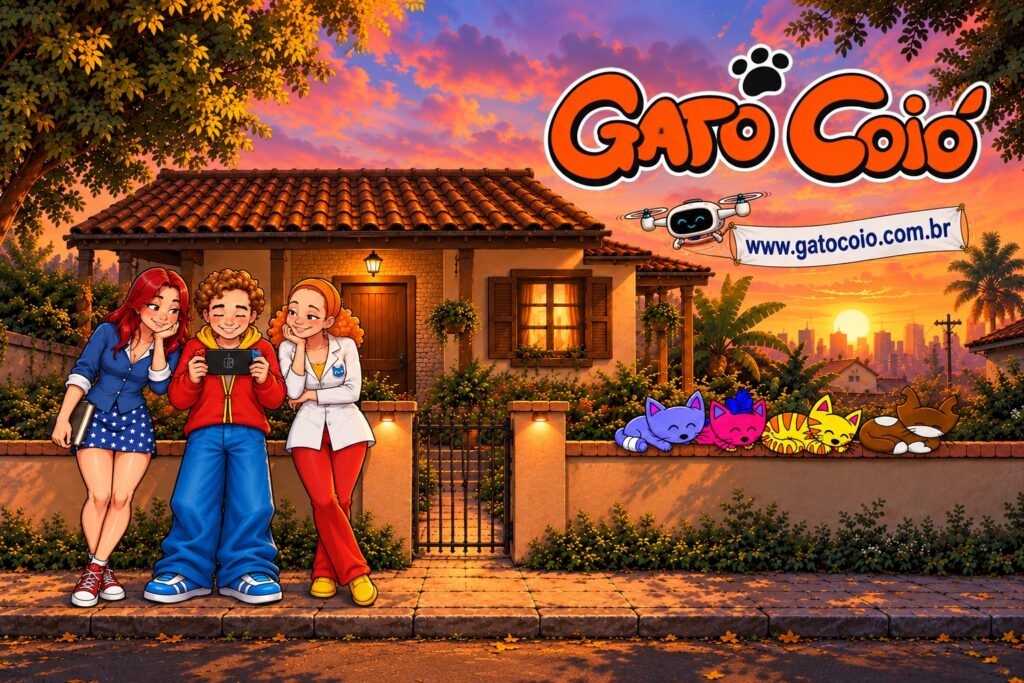 Casa do Coió transforma Gato Coió em experiência digital interativa