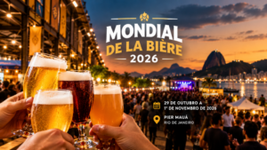 Imagem de divulgação da programação gastronômica do Mondial de la Bière 2026