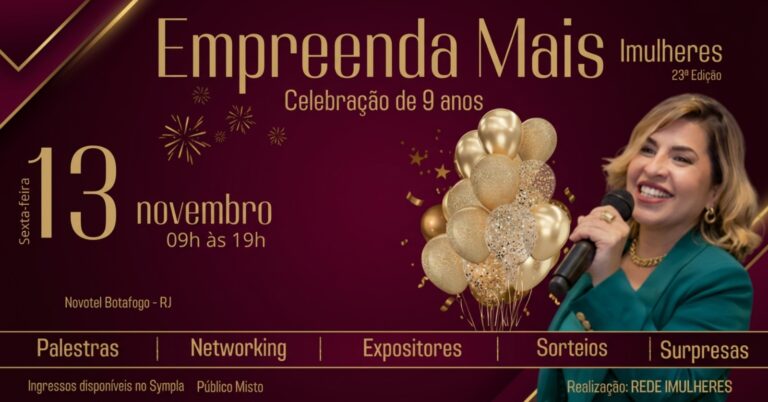 Imagem de divulgação da cobertura da TOK no Empreenda Mais iMulheres