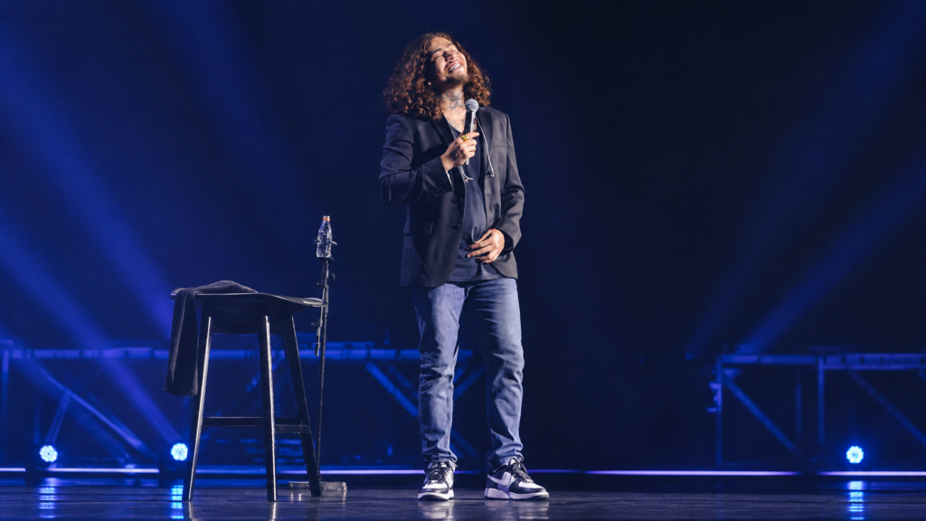 Whindersson Nunes, humorista da turnê Isso Definitivamente Não É Um Culto, com apresentação no Qualistage, no Rio de Janeiro